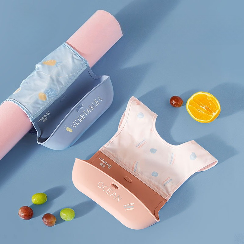 Waterproof Baby Bibs Silicone - Детские водонепроницаемые нагрудники, детские нагрудники, мягкий