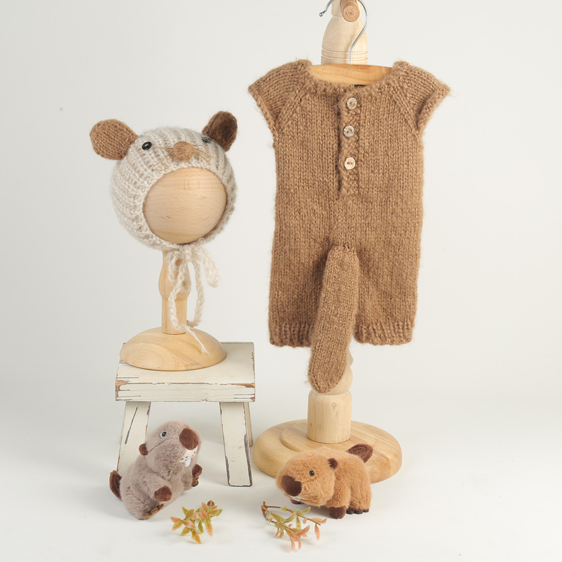 Вязаный комплект реквизита для – обзор и цена Infant Photography Props Outfit