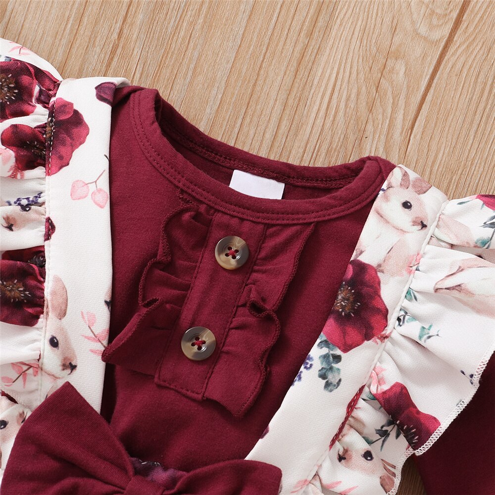 3 шт./комплект, комбинезон с д – обзор и цена Newborn Baby Girl Romper Floral