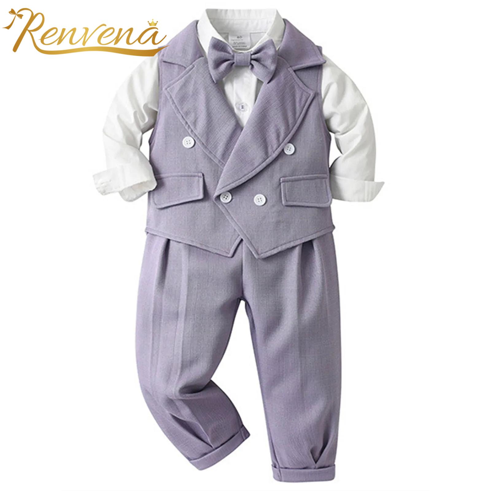 Костюм джентльмена для маленьк – обзор и цена Baby Boy Suit Set Baptism