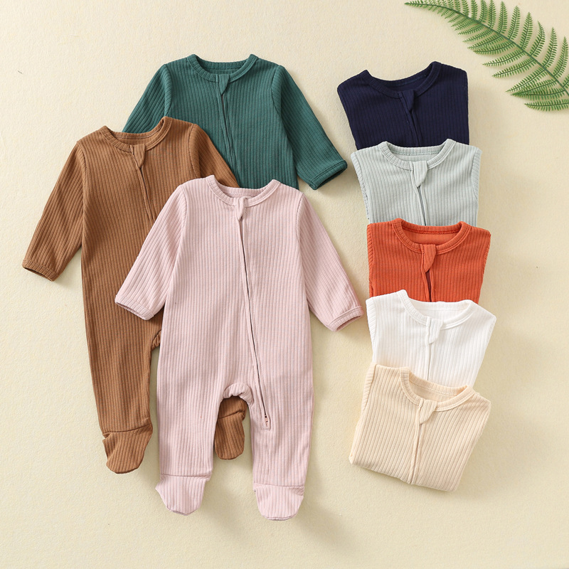 Детский комбинезон для осени и – обзор и цена Cotton Baby Onesies Zipper